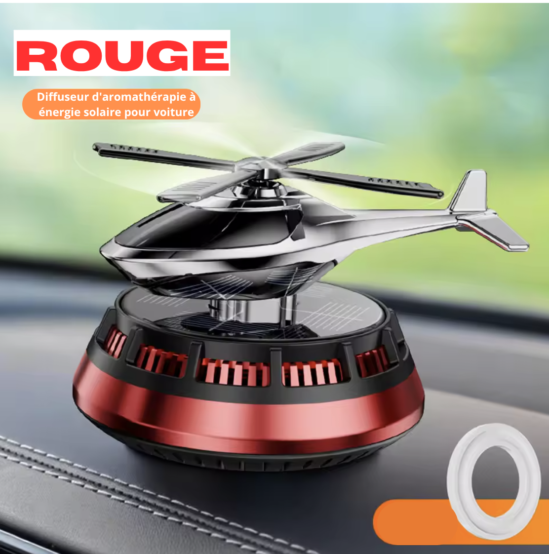 Désodorisant rotatif pour voiture – Design hélicoptère, diffuseur d'arômes rotatif