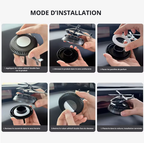 Diffuseur d'arômes rotatif pour voiture – Design hélicoptère.