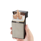 Étui à Cigarettes 2 en 1 avec Allume-Cigare Intégré - Rechargeable