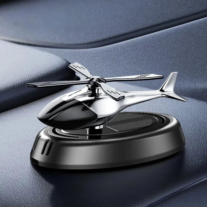 Diffuseur d'arômes rotatif pour voiture – Design hélicoptère.