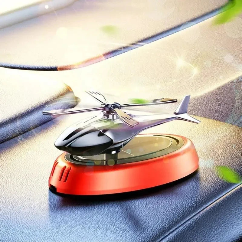Diffuseur d'arômes rotatif pour voiture – Design hélicoptère.